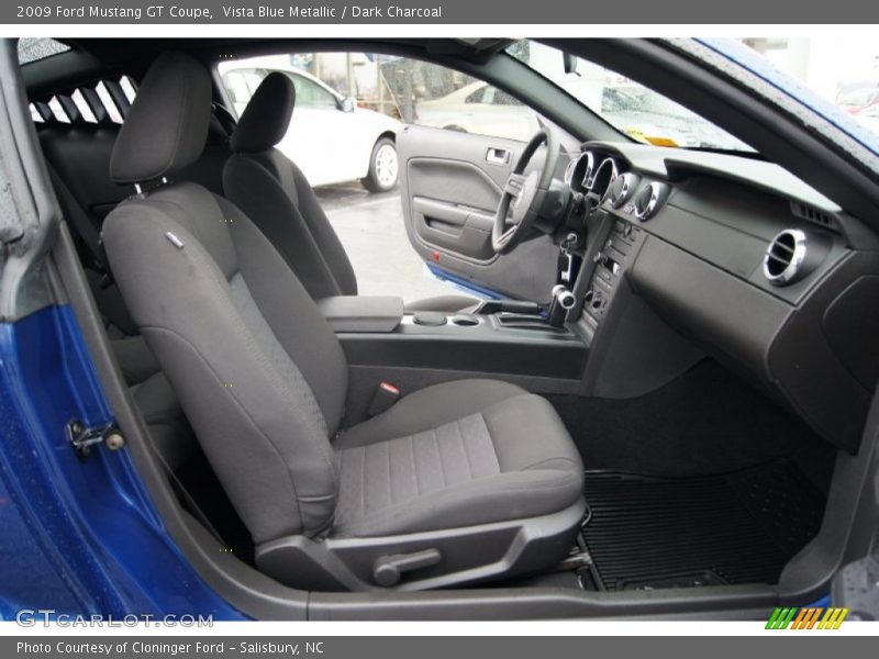 Vista Blue Metallic / Dark Charcoal 2009 Ford Mustang GT Coupe
