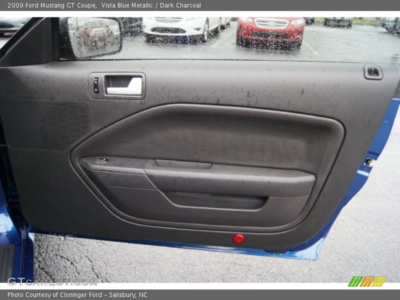 Vista Blue Metallic / Dark Charcoal 2009 Ford Mustang GT Coupe