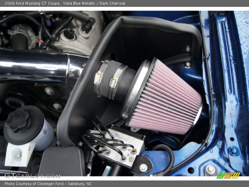 Vista Blue Metallic / Dark Charcoal 2009 Ford Mustang GT Coupe