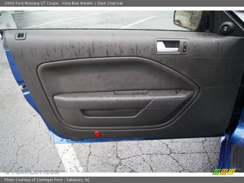 Vista Blue Metallic / Dark Charcoal 2009 Ford Mustang GT Coupe
