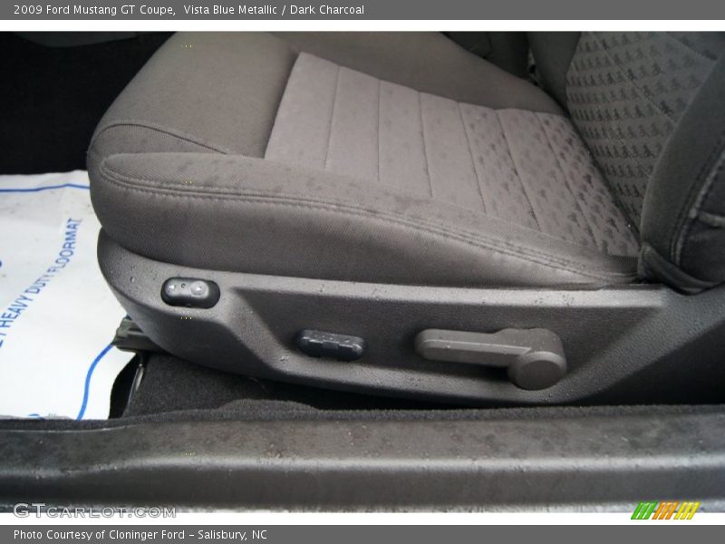 Vista Blue Metallic / Dark Charcoal 2009 Ford Mustang GT Coupe