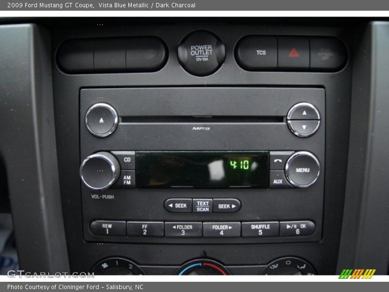 Vista Blue Metallic / Dark Charcoal 2009 Ford Mustang GT Coupe