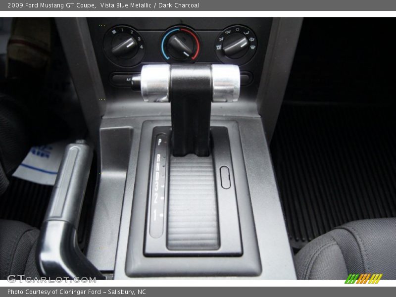 Vista Blue Metallic / Dark Charcoal 2009 Ford Mustang GT Coupe
