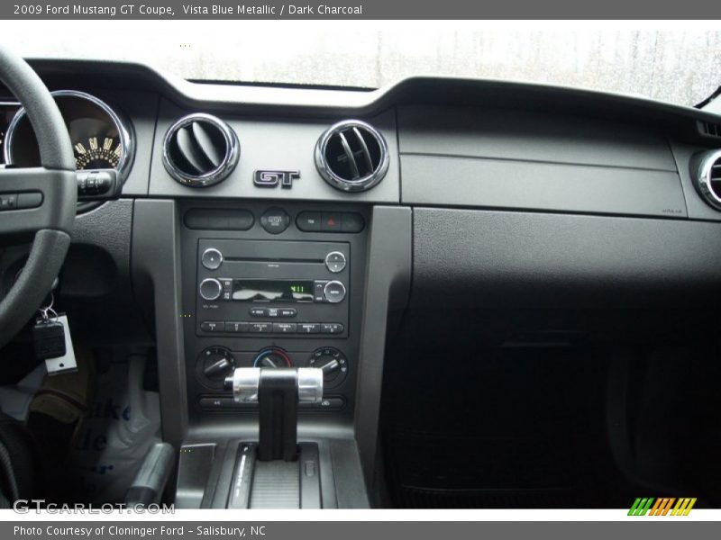 Vista Blue Metallic / Dark Charcoal 2009 Ford Mustang GT Coupe