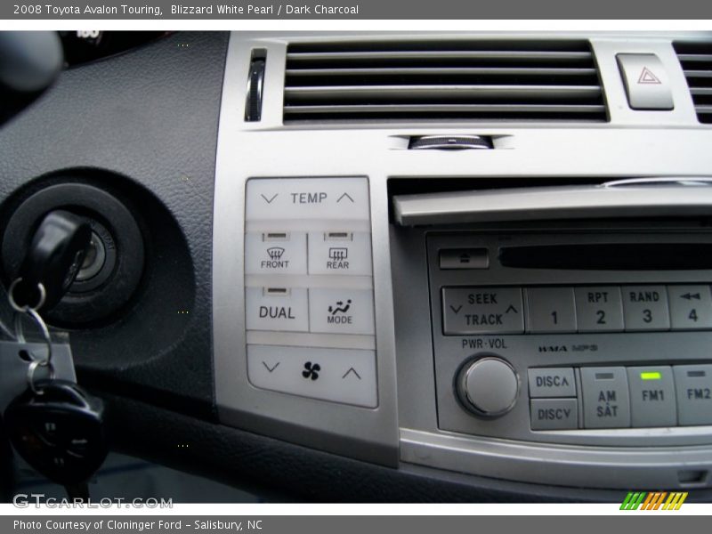 Blizzard White Pearl / Dark Charcoal 2008 Toyota Avalon Touring