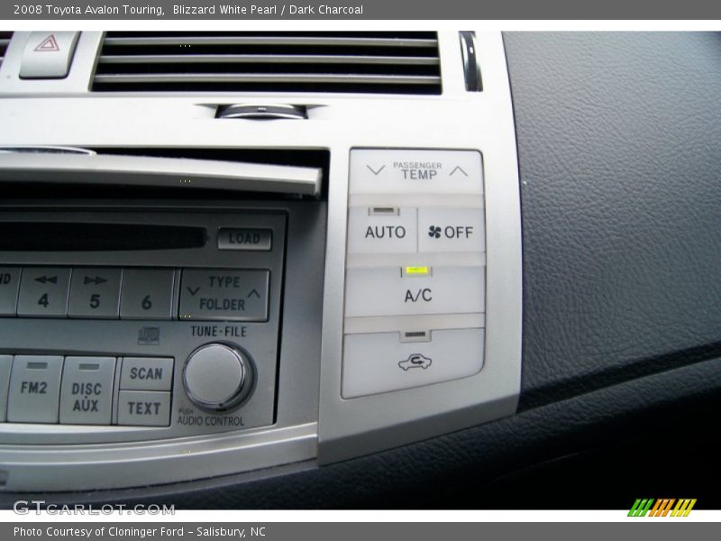 Blizzard White Pearl / Dark Charcoal 2008 Toyota Avalon Touring