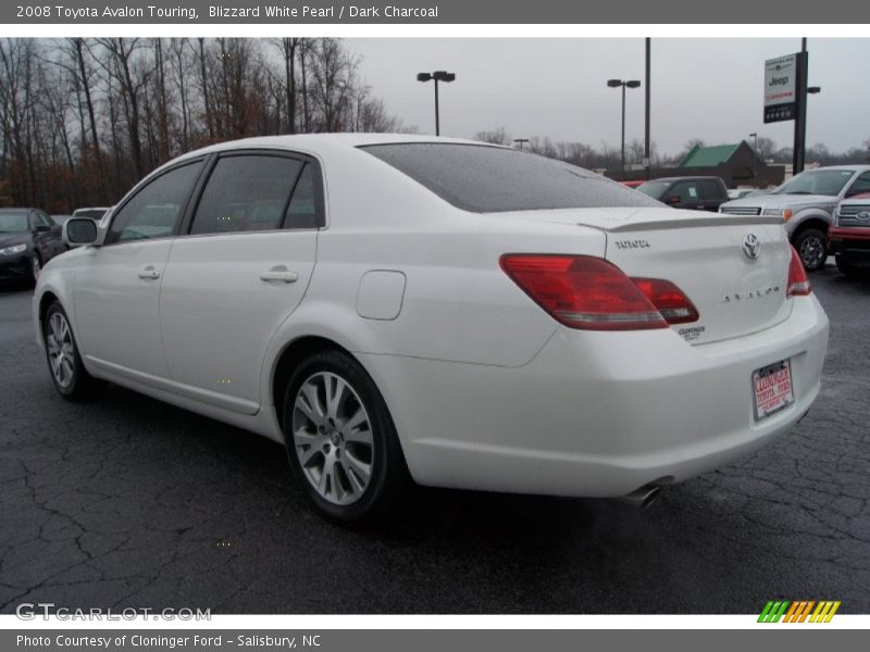 Blizzard White Pearl / Dark Charcoal 2008 Toyota Avalon Touring