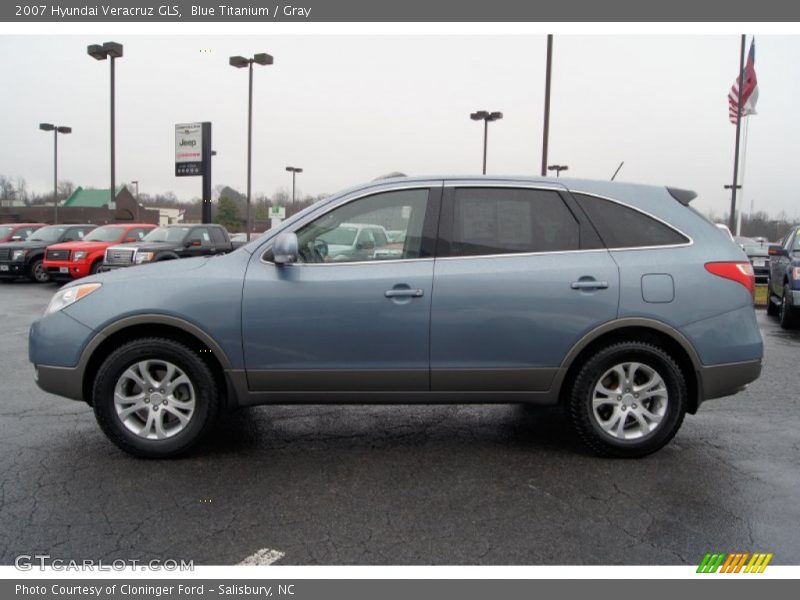 Blue Titanium / Gray 2007 Hyundai Veracruz GLS