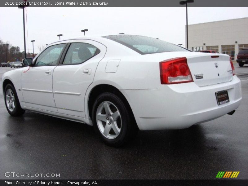Stone White / Dark Slate Gray 2010 Dodge Charger SXT