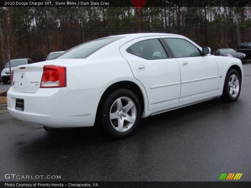 Stone White / Dark Slate Gray 2010 Dodge Charger SXT