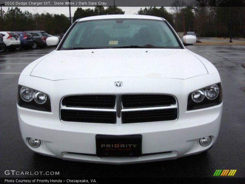Stone White / Dark Slate Gray 2010 Dodge Charger SXT