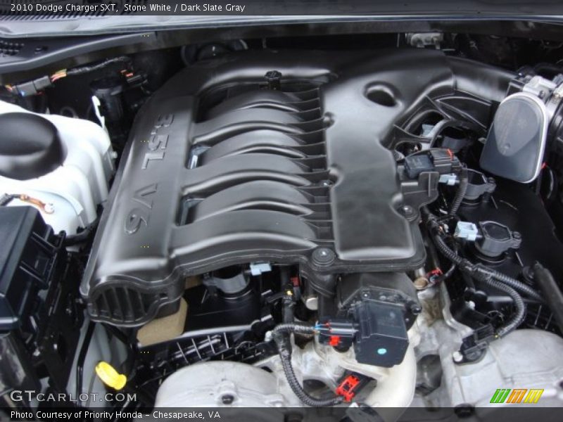 Stone White / Dark Slate Gray 2010 Dodge Charger SXT