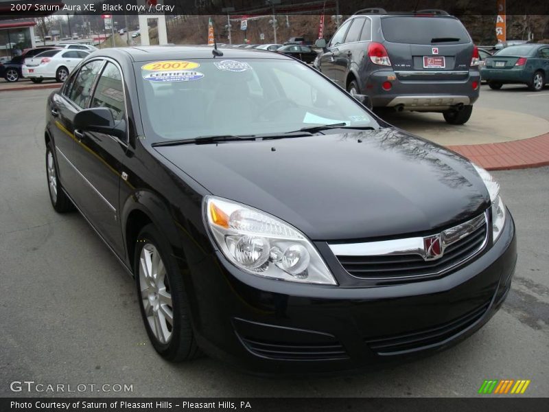 Black Onyx / Gray 2007 Saturn Aura XE