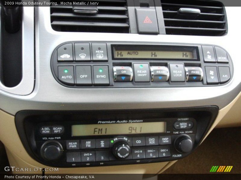 Mocha Metallic / Ivory 2009 Honda Odyssey Touring