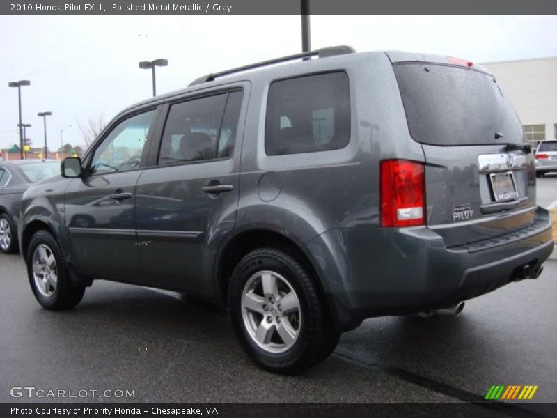 Polished Metal Metallic / Gray 2010 Honda Pilot EX-L
