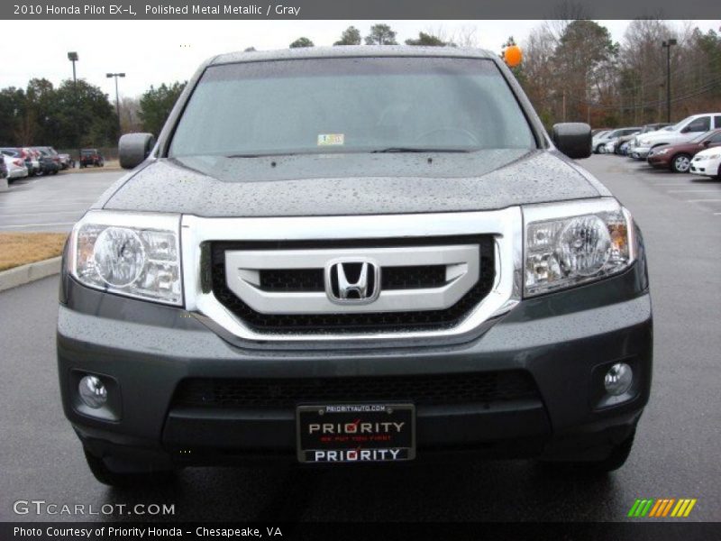 Polished Metal Metallic / Gray 2010 Honda Pilot EX-L