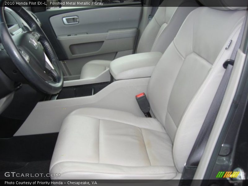 Polished Metal Metallic / Gray 2010 Honda Pilot EX-L