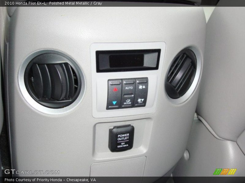 Polished Metal Metallic / Gray 2010 Honda Pilot EX-L