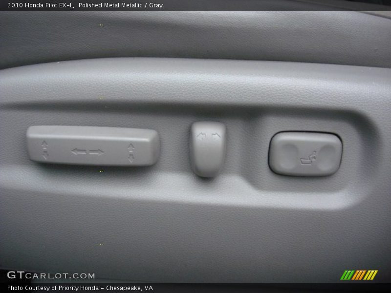 Polished Metal Metallic / Gray 2010 Honda Pilot EX-L