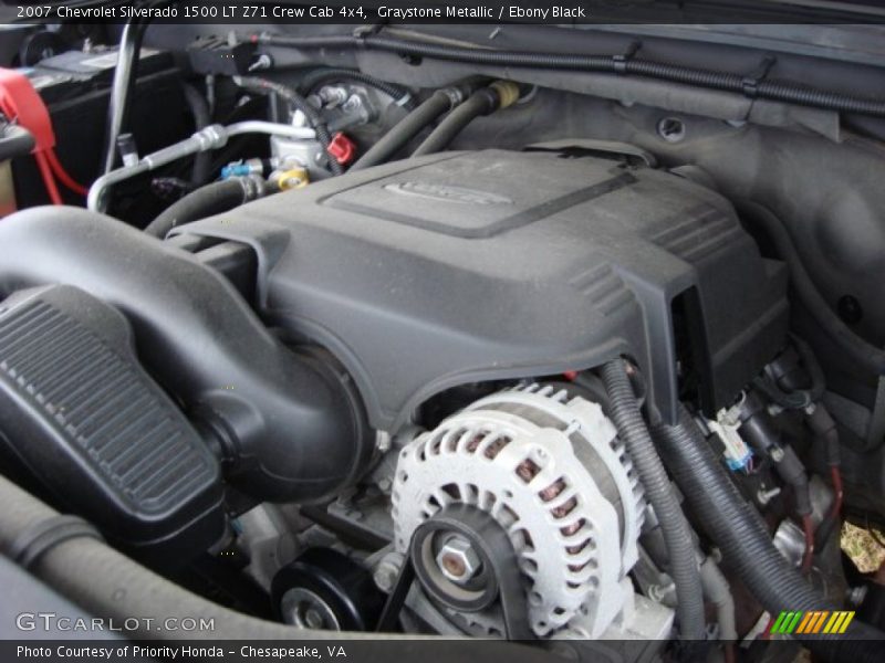 Graystone Metallic / Ebony Black 2007 Chevrolet Silverado 1500 LT Z71 Crew Cab 4x4