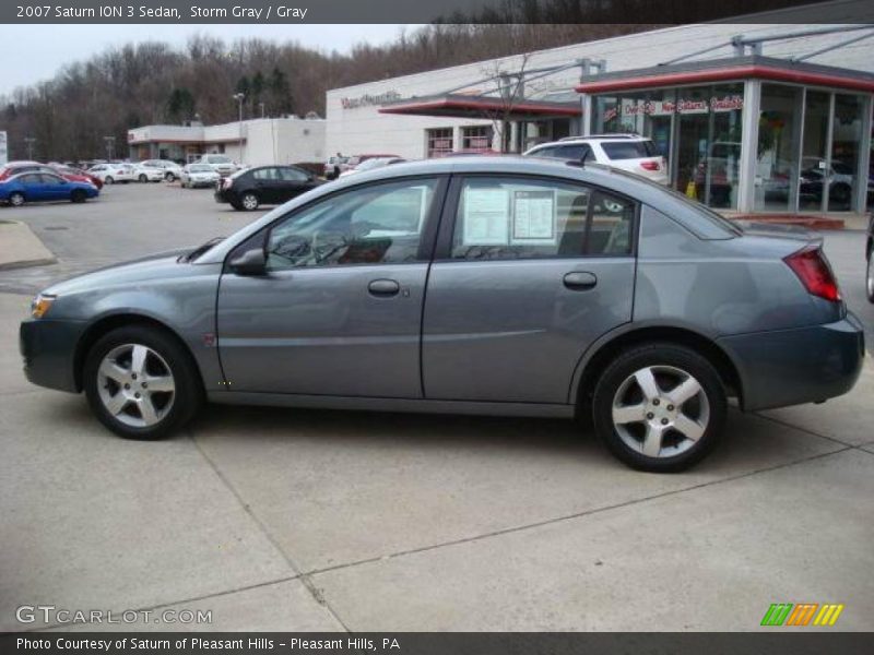 Storm Gray / Gray 2007 Saturn ION 3 Sedan