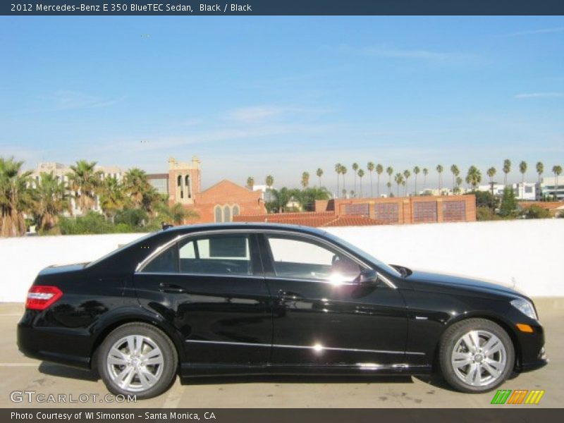 Black / Black 2012 Mercedes-Benz E 350 BlueTEC Sedan