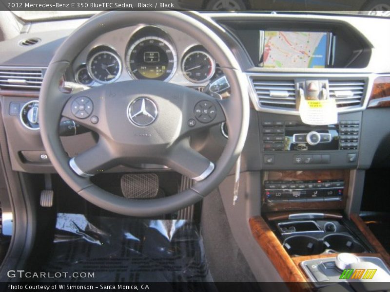 Black / Black 2012 Mercedes-Benz E 350 BlueTEC Sedan