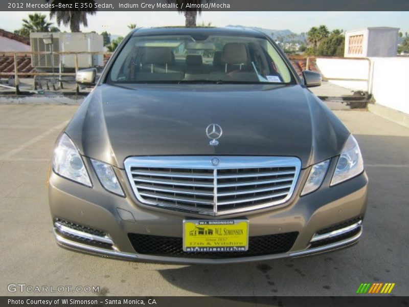 Indium Grey Metallic / Almond/Mocha 2012 Mercedes-Benz E 350 Sedan