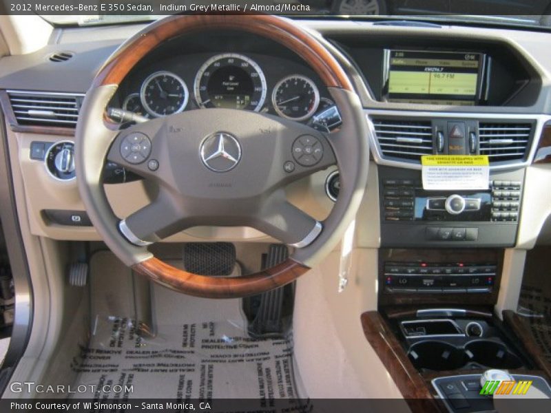 Indium Grey Metallic / Almond/Mocha 2012 Mercedes-Benz E 350 Sedan