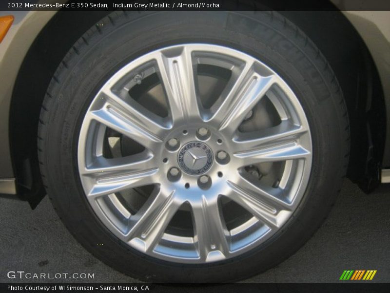 Indium Grey Metallic / Almond/Mocha 2012 Mercedes-Benz E 350 Sedan