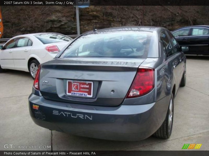 Storm Gray / Gray 2007 Saturn ION 3 Sedan