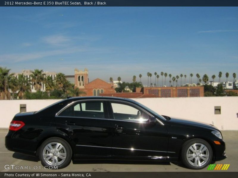 Black / Black 2012 Mercedes-Benz E 350 BlueTEC Sedan