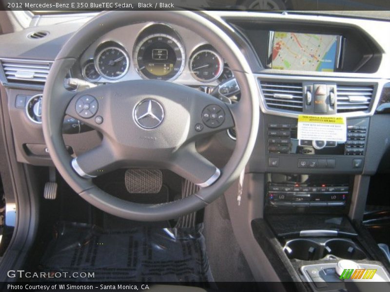 Black / Black 2012 Mercedes-Benz E 350 BlueTEC Sedan