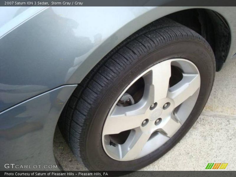 Storm Gray / Gray 2007 Saturn ION 3 Sedan