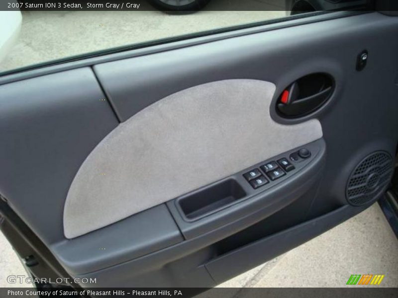 Storm Gray / Gray 2007 Saturn ION 3 Sedan