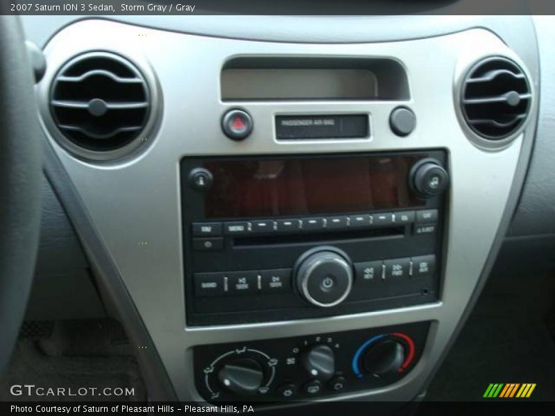 Storm Gray / Gray 2007 Saturn ION 3 Sedan