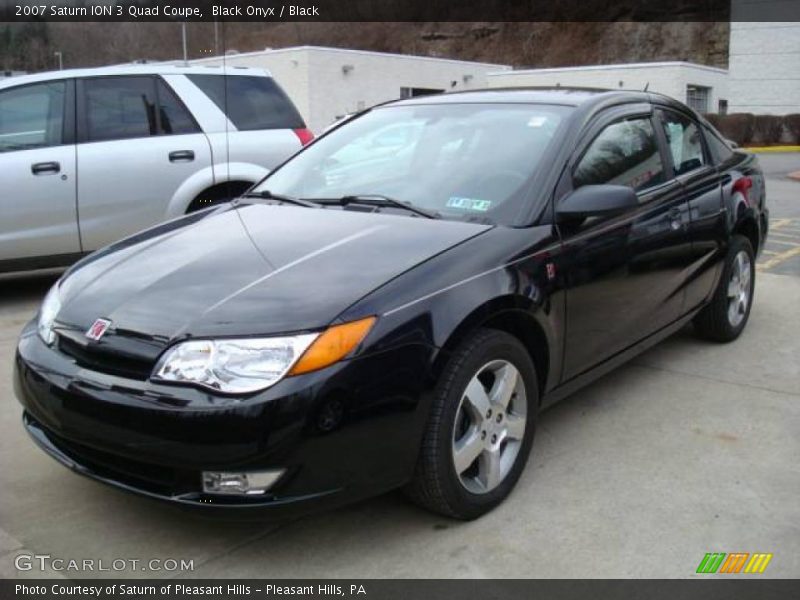 Black Onyx / Black 2007 Saturn ION 3 Quad Coupe