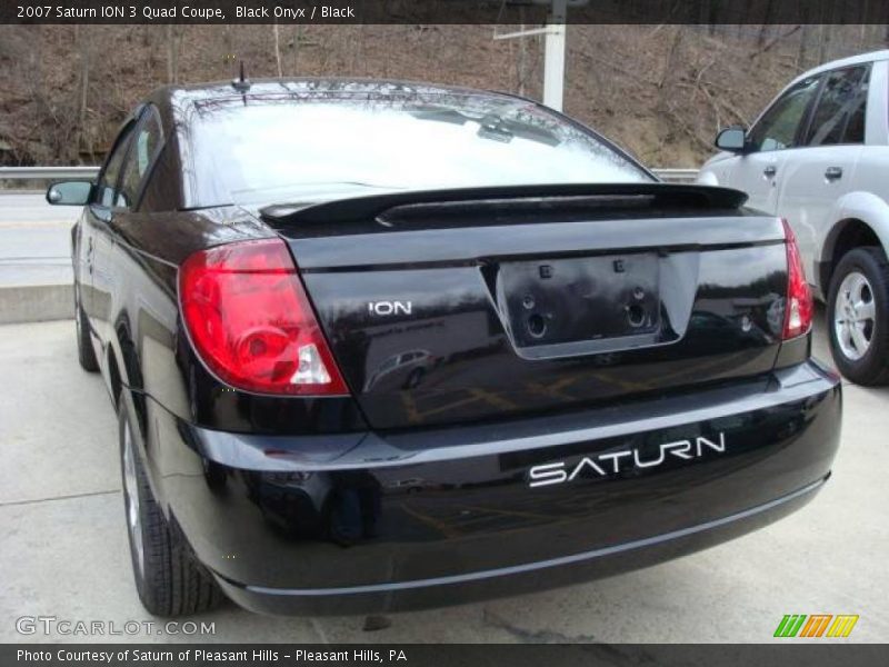 Black Onyx / Black 2007 Saturn ION 3 Quad Coupe