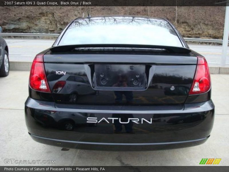 Black Onyx / Black 2007 Saturn ION 3 Quad Coupe