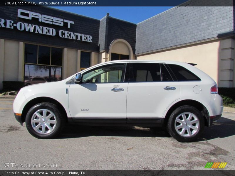 White Suede / Medium Light Stone 2009 Lincoln MKX