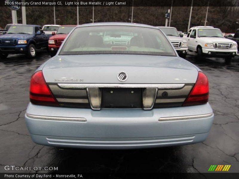 Light Ice Blue Metallic / Light Camel 2006 Mercury Grand Marquis GS