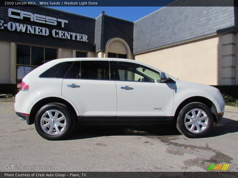 White Suede / Medium Light Stone 2009 Lincoln MKX