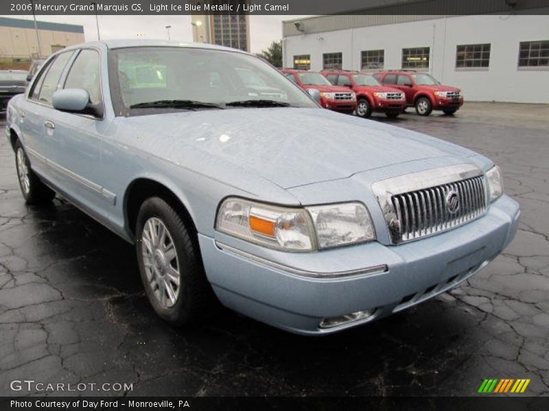Light Ice Blue Metallic / Light Camel 2006 Mercury Grand Marquis GS