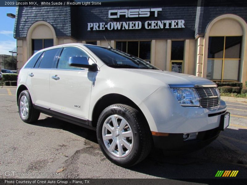 White Suede / Medium Light Stone 2009 Lincoln MKX