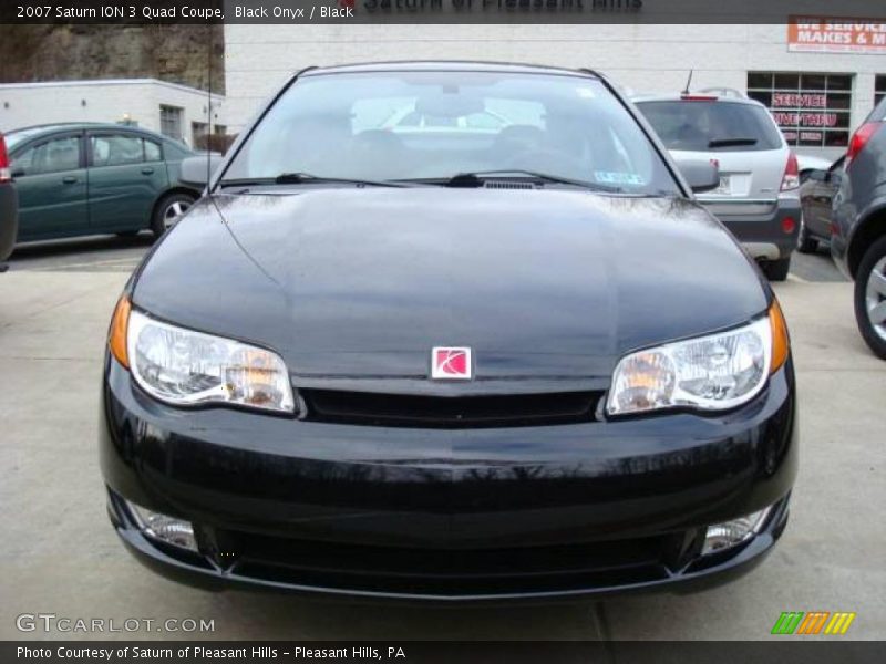 Black Onyx / Black 2007 Saturn ION 3 Quad Coupe