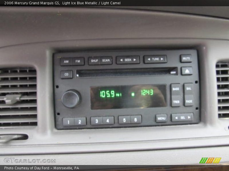 Light Ice Blue Metallic / Light Camel 2006 Mercury Grand Marquis GS
