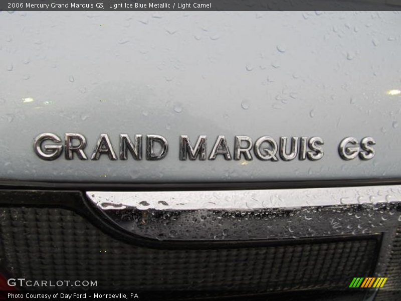 Light Ice Blue Metallic / Light Camel 2006 Mercury Grand Marquis GS
