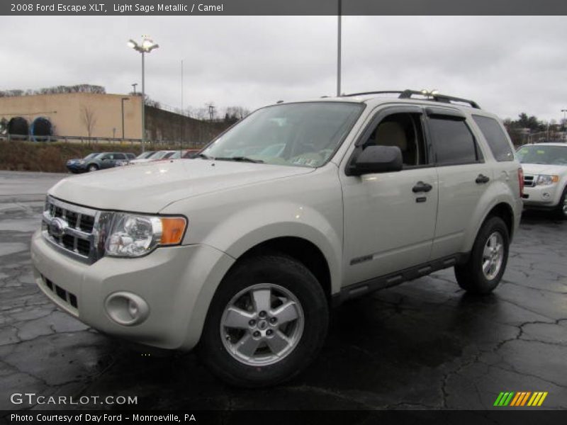 Light Sage Metallic / Camel 2008 Ford Escape XLT