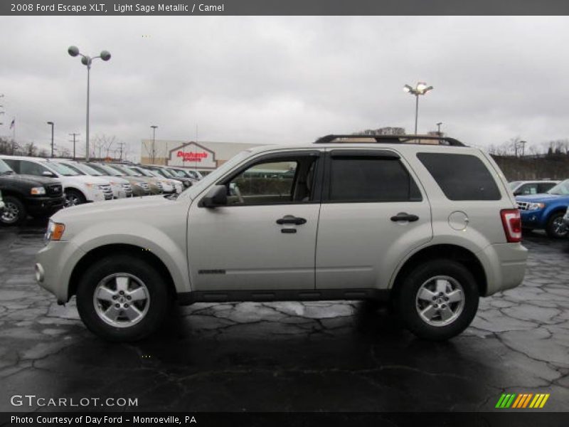 Light Sage Metallic / Camel 2008 Ford Escape XLT