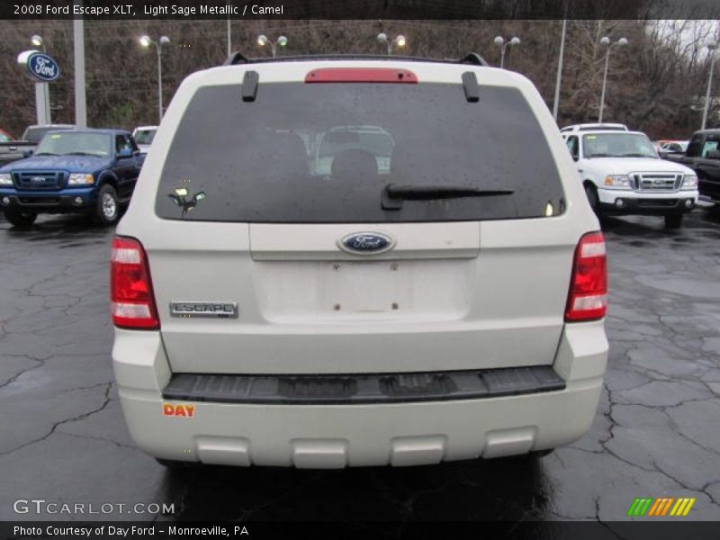 Light Sage Metallic / Camel 2008 Ford Escape XLT